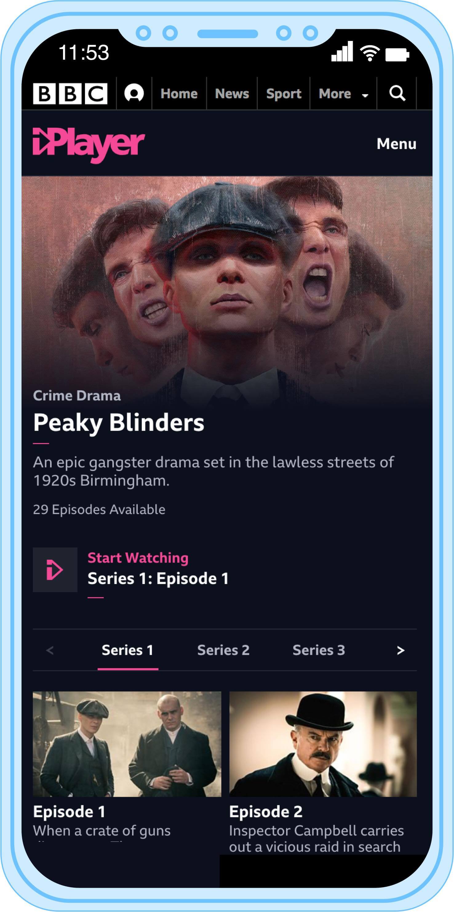 Peaky Blinders BBCiPlayer VPNCity